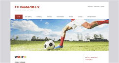 Desktop Screenshot of fc-honhardt.de